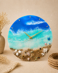 Ocean resin Art Wall Clock