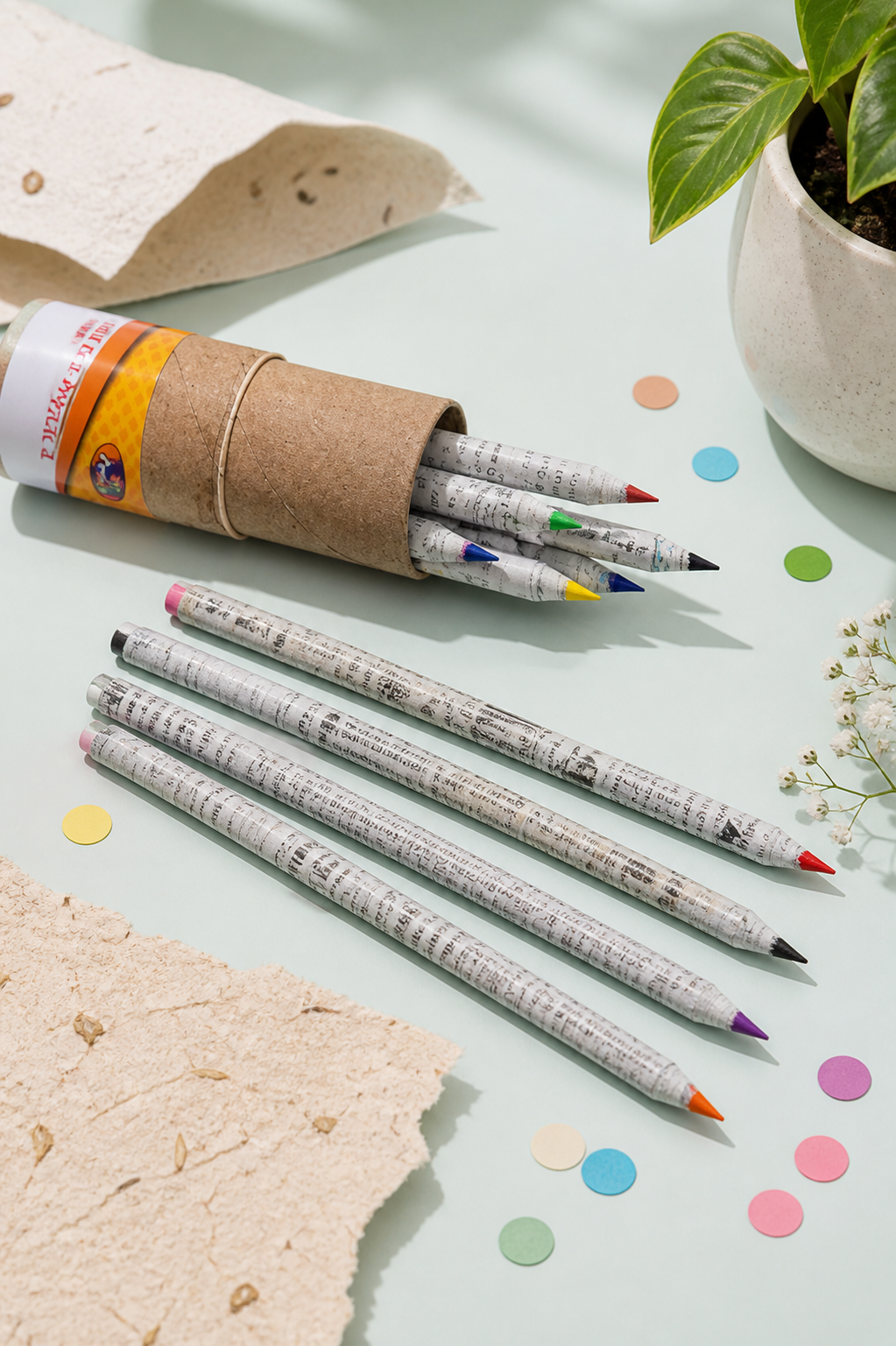 Plantable Seed Color Lead Paper Pencil
