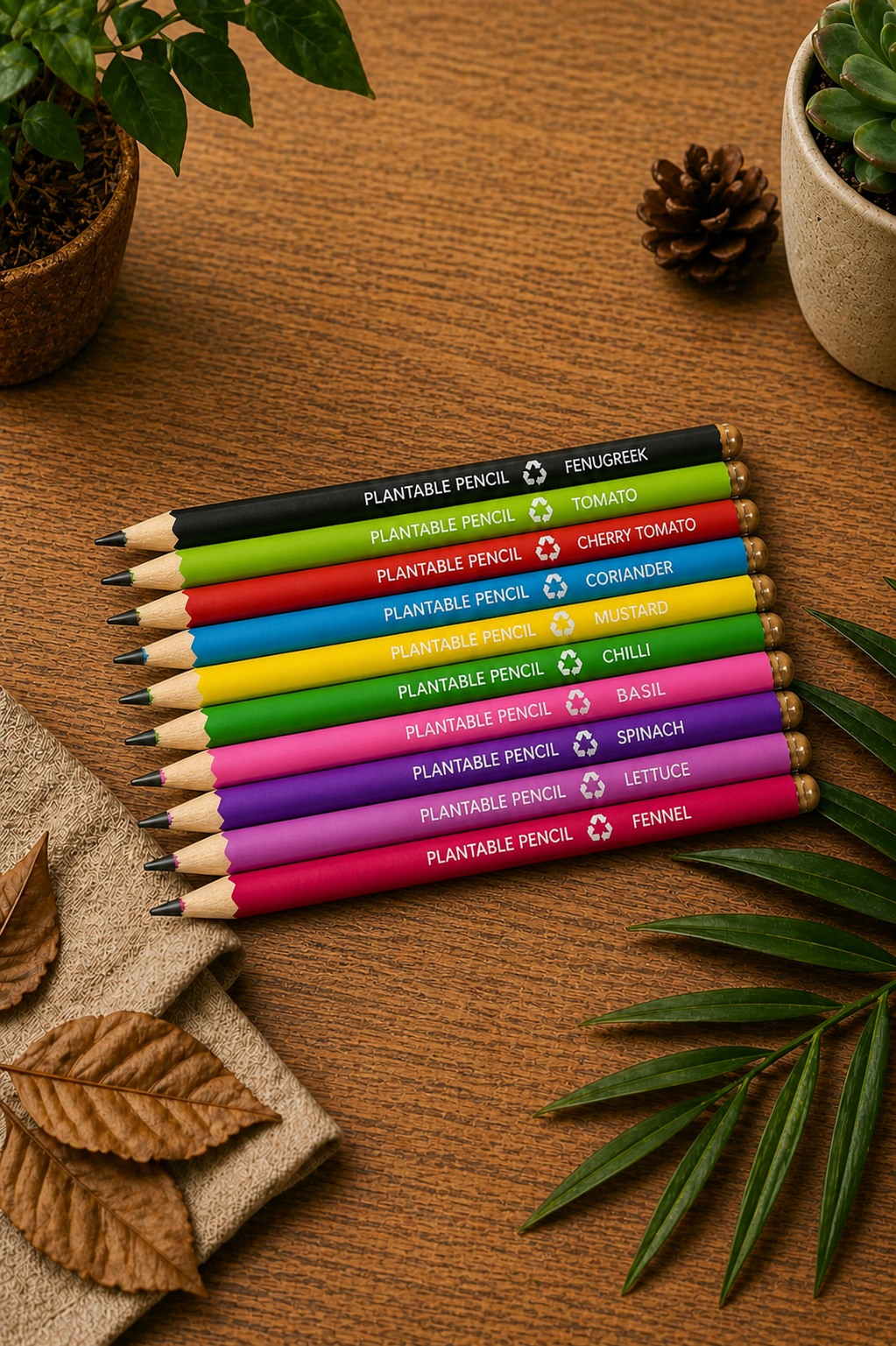Plantable Seed Color Paper Pencil