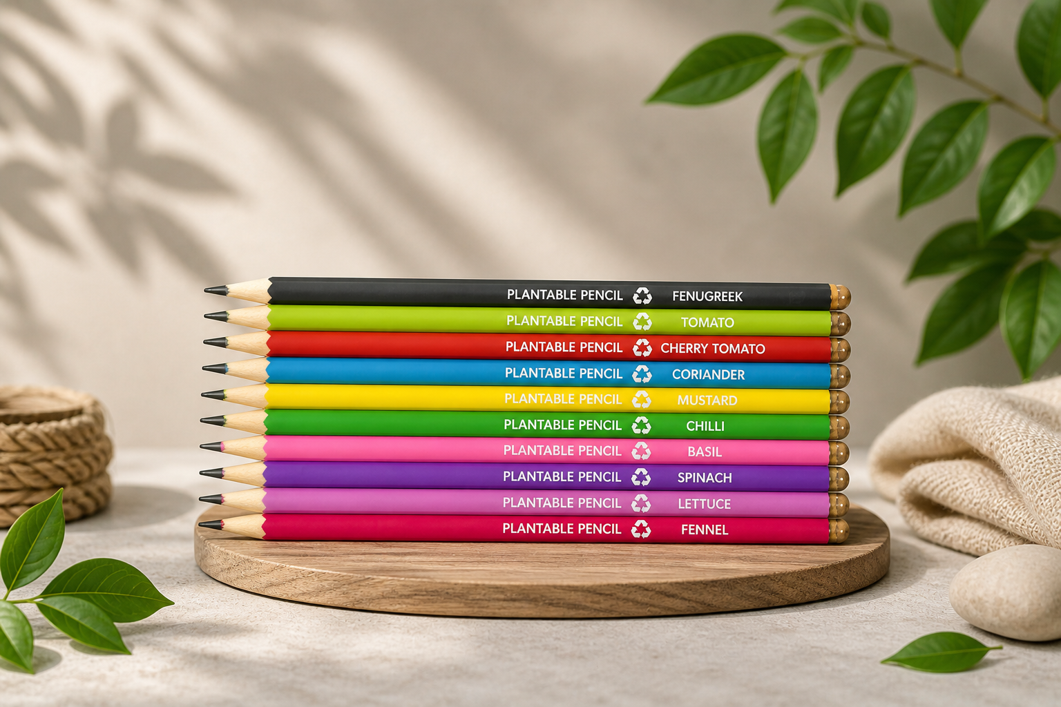Plantable Seed Color Paper Pencil