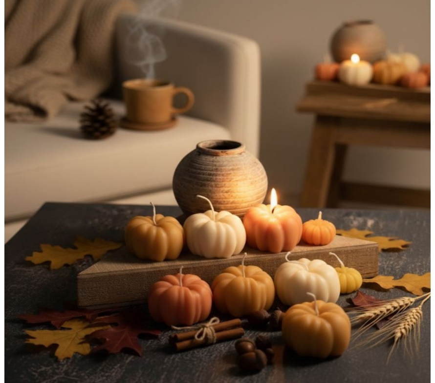 Pumpkin Candles