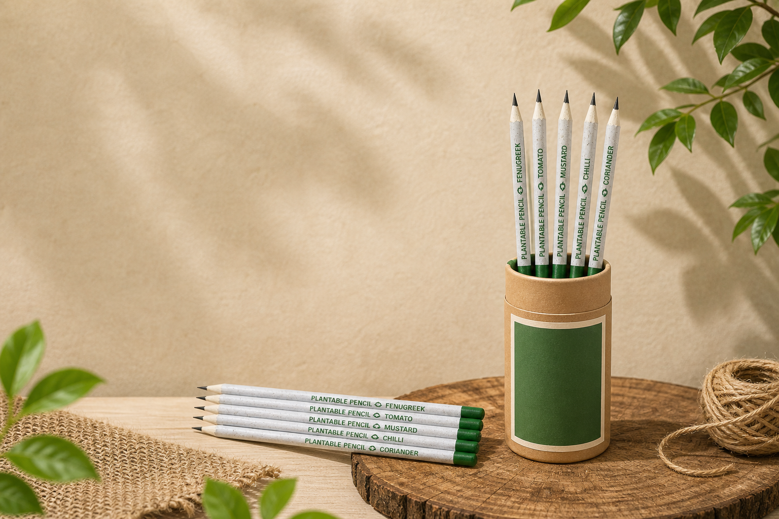 Plantable Seed Plain Paper Pencil